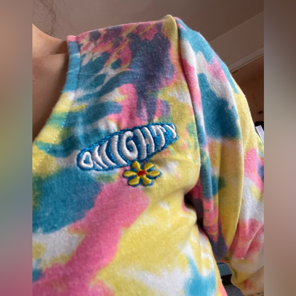 Omighty classic tie dye long sleeve tee